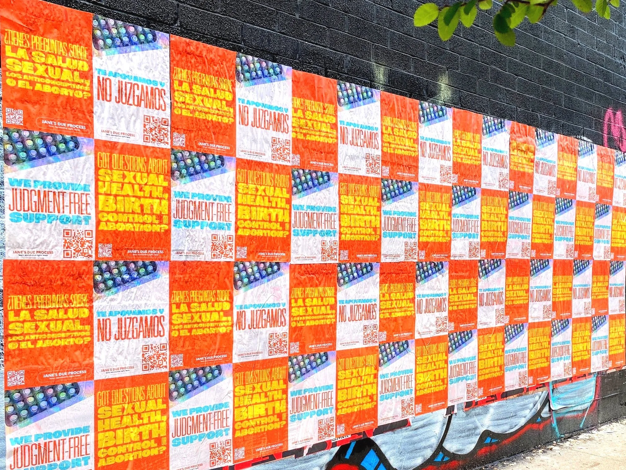 Jane’s Due Process Wildposting Campaign Hits Austin Streets