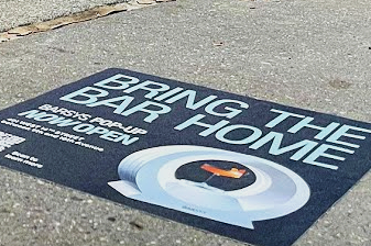 Sidewalk Promotions for Barsys Holiday Pop Up Shop