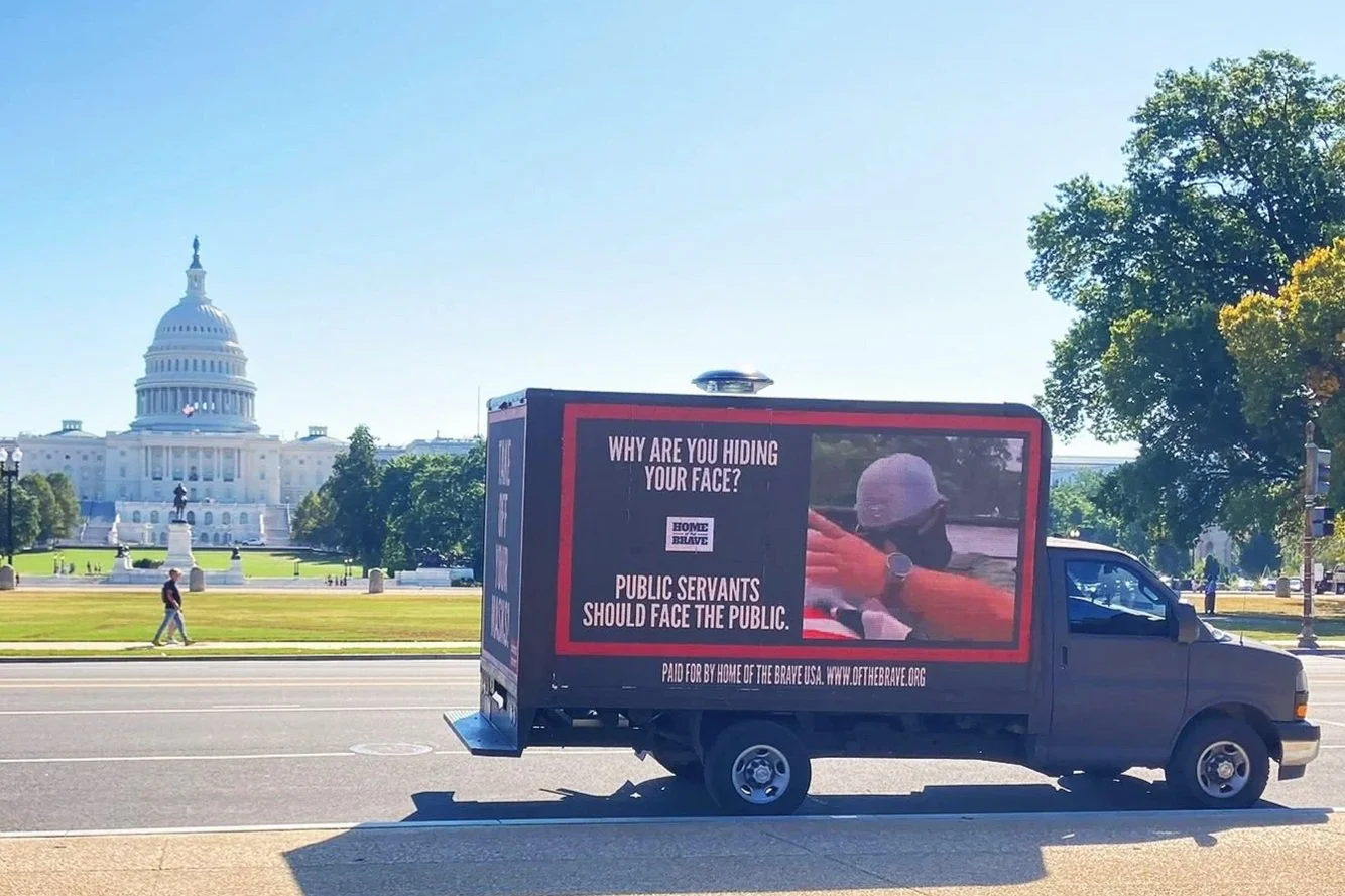 Home Of The Brave Video Truck Makes A Statement in Washington, DC