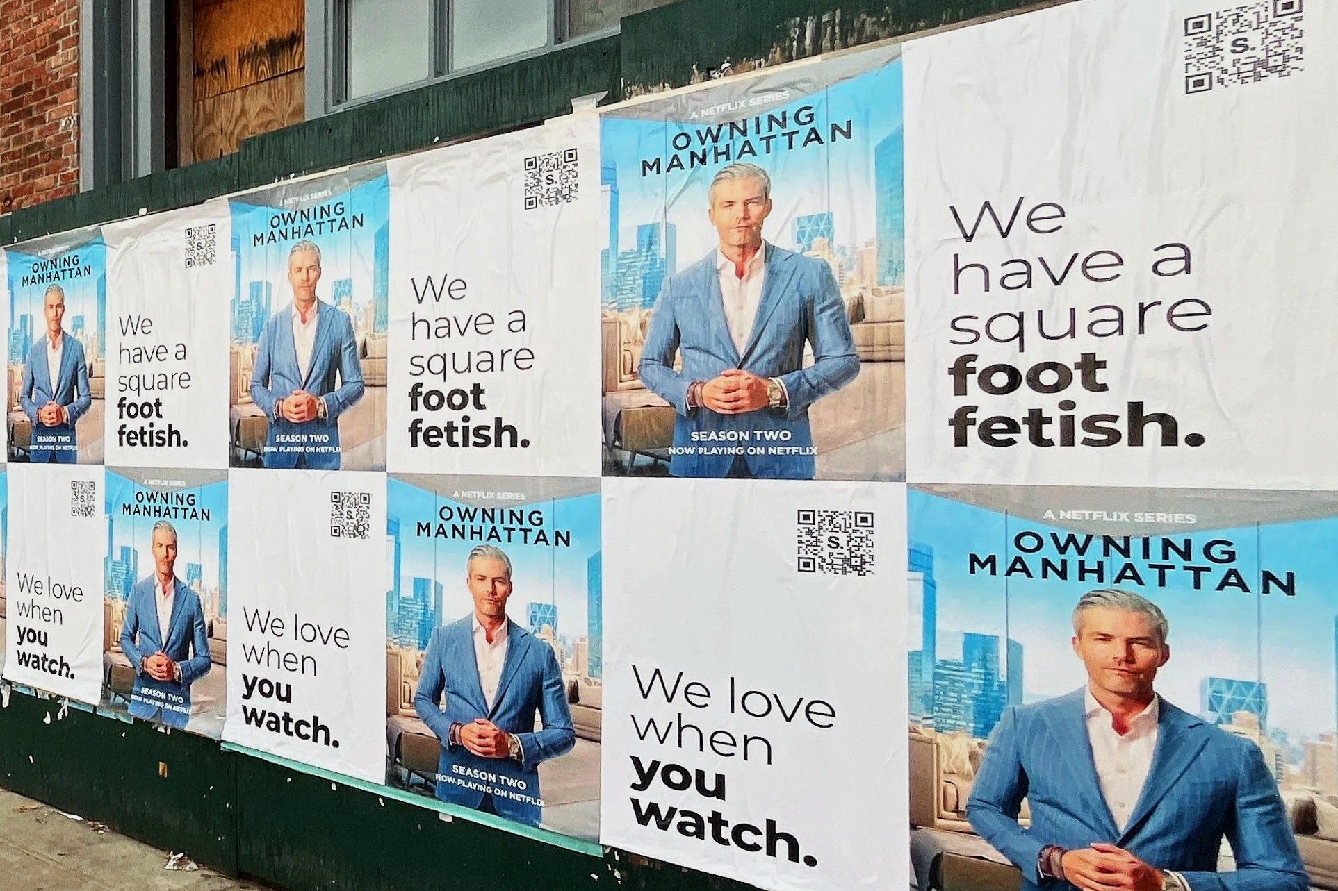 Serhant Debuts XL Wildposting for Owning Manhattan Season Premiere