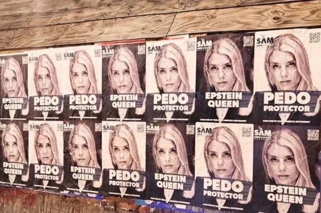 Save America Movement's Pam Bondi Posters Hit Washington, DC