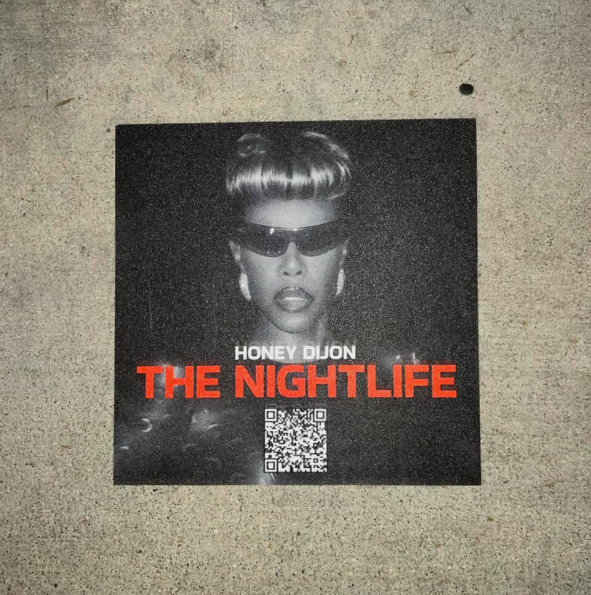 Sidewalk Decals Advertise Honey Dijon's New Album
