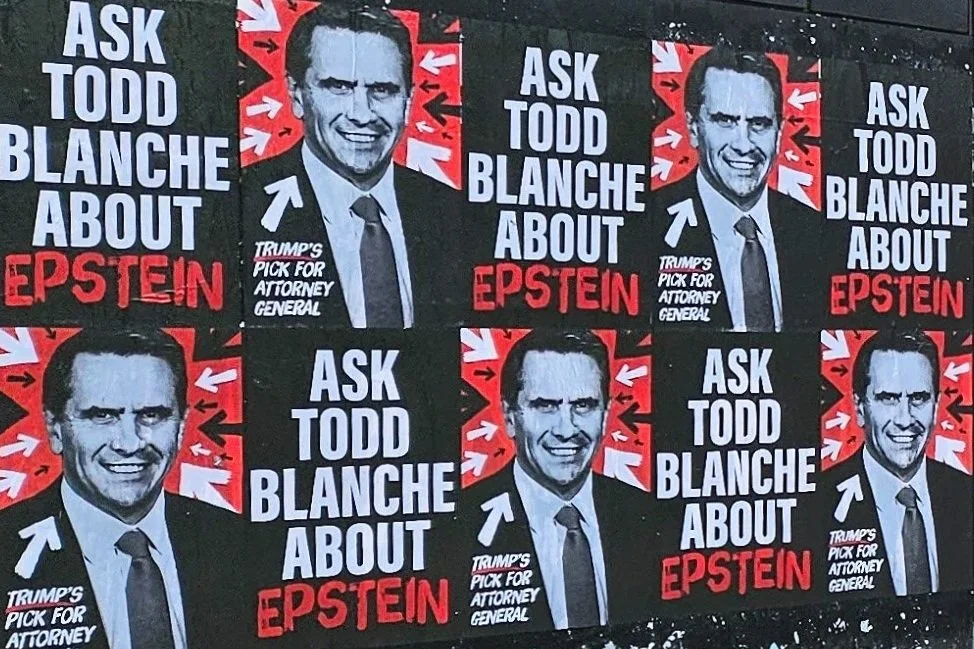 Anti-Todd Blanche Posters Surface in Washington, D.C.
