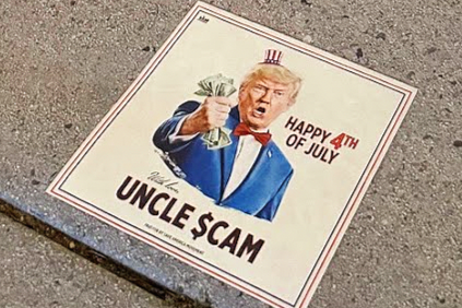 Uncle Scam Campaign Hits Washington, D.C. with Sidewalk Decals