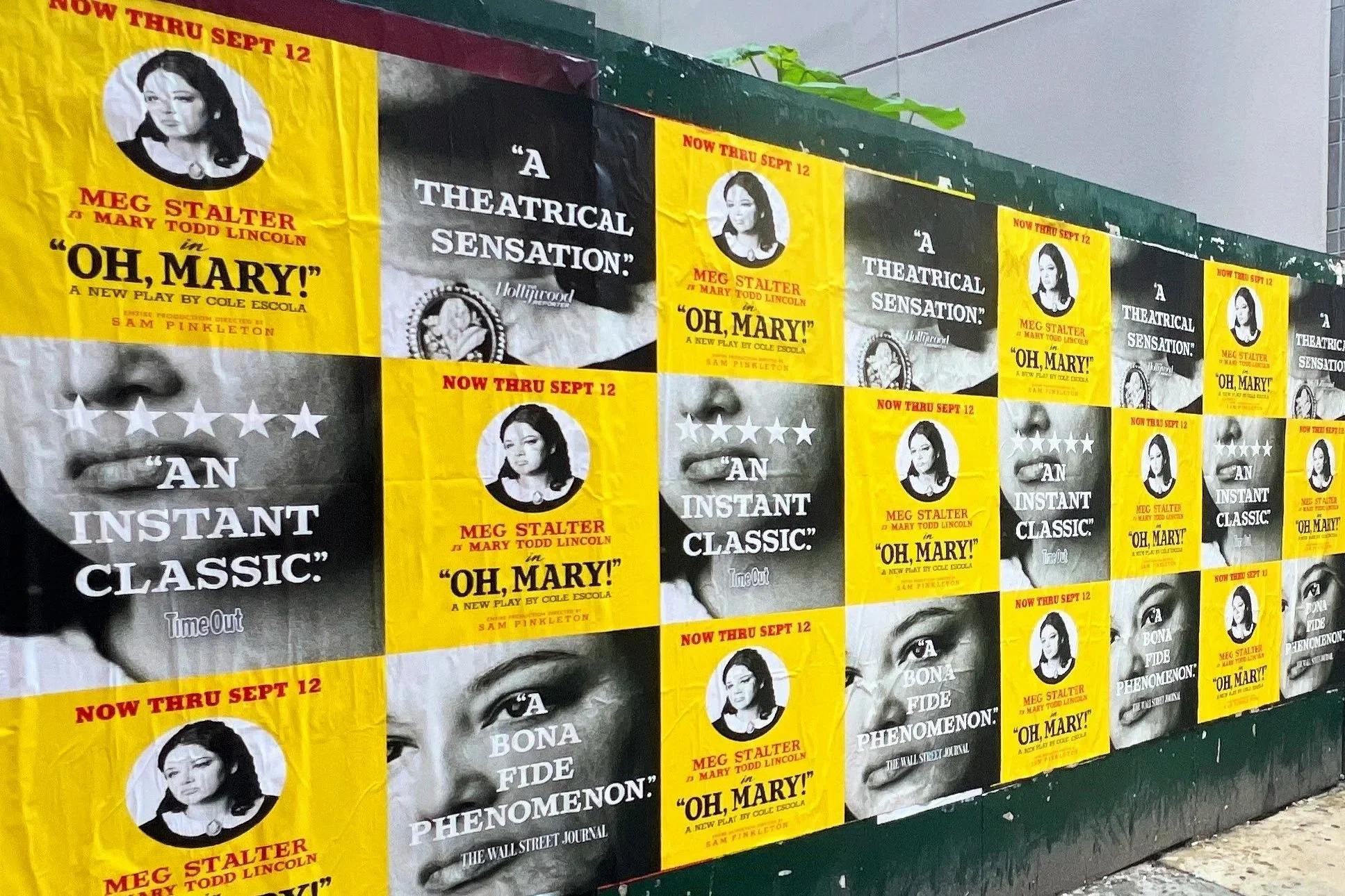 Oh Mary! Broadway Debut Wildposting Campaign