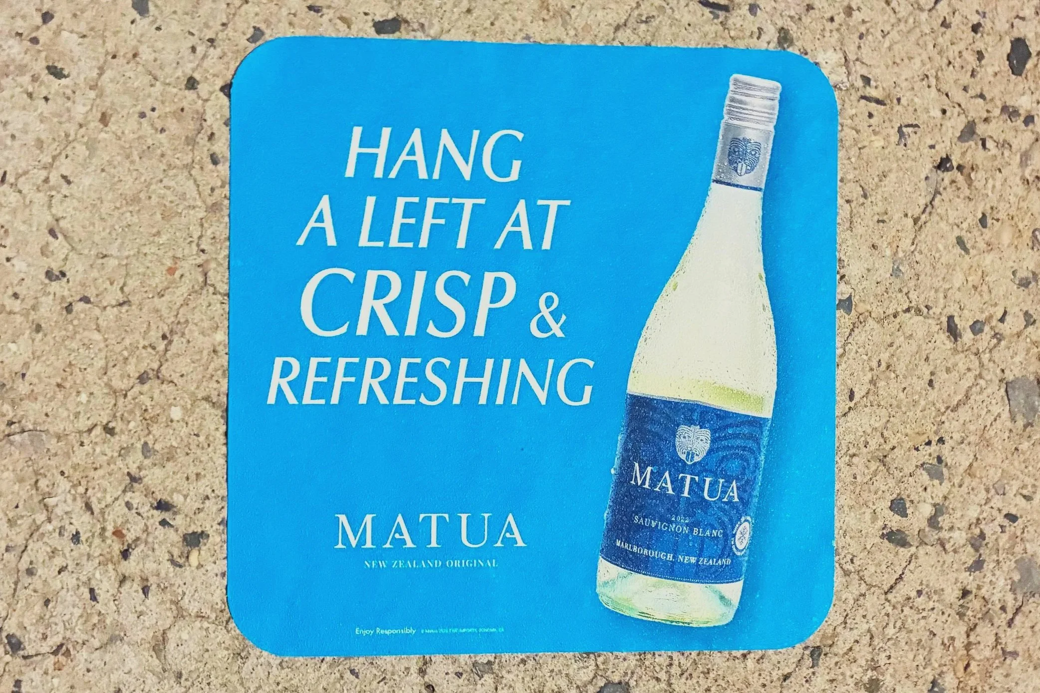 Sidewalk Decals Advertise Sauvignon blanc by Matua Wine