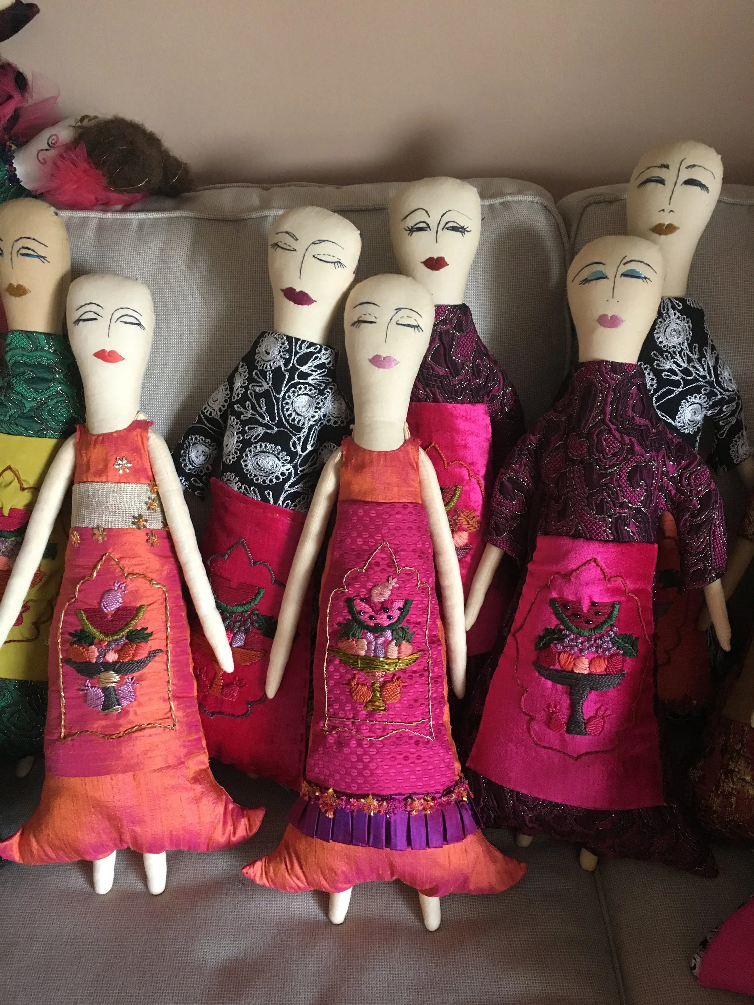 Tulip Kurdi’s  Extended Mamluk Syrian Doll Family