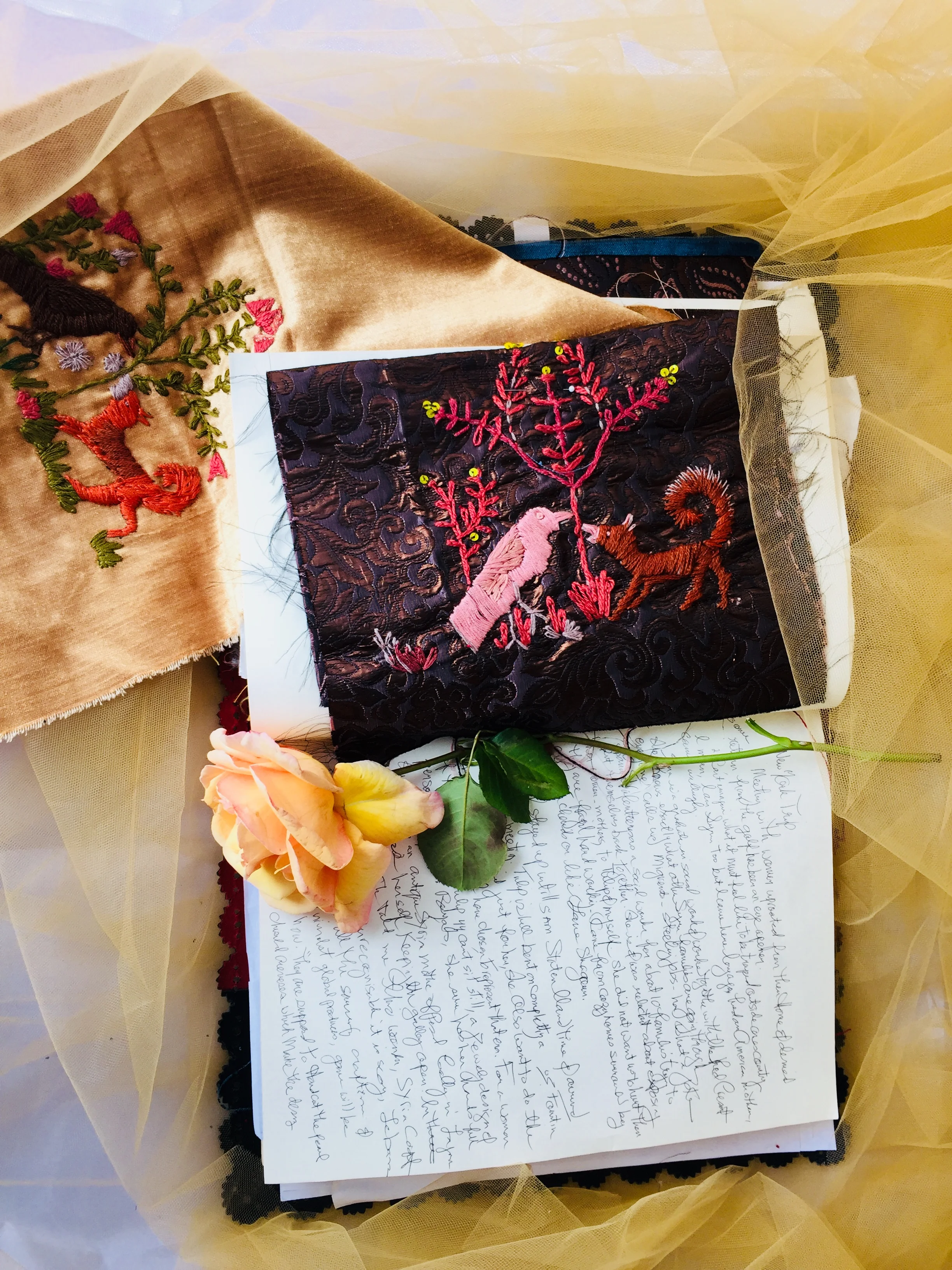 The beginning of a beautiful Syria Modern Folk Art book