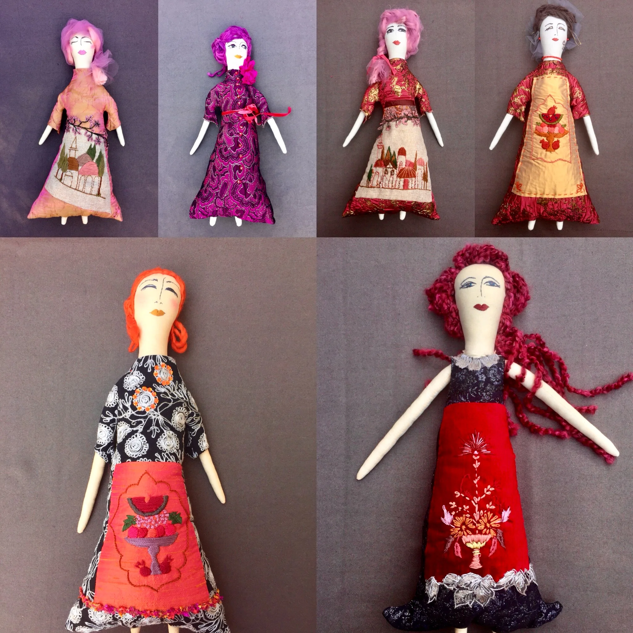 Another great supporter! Thank you Jen.  Modern Syrian Folk Art Dolls hand made and Embroidered in America