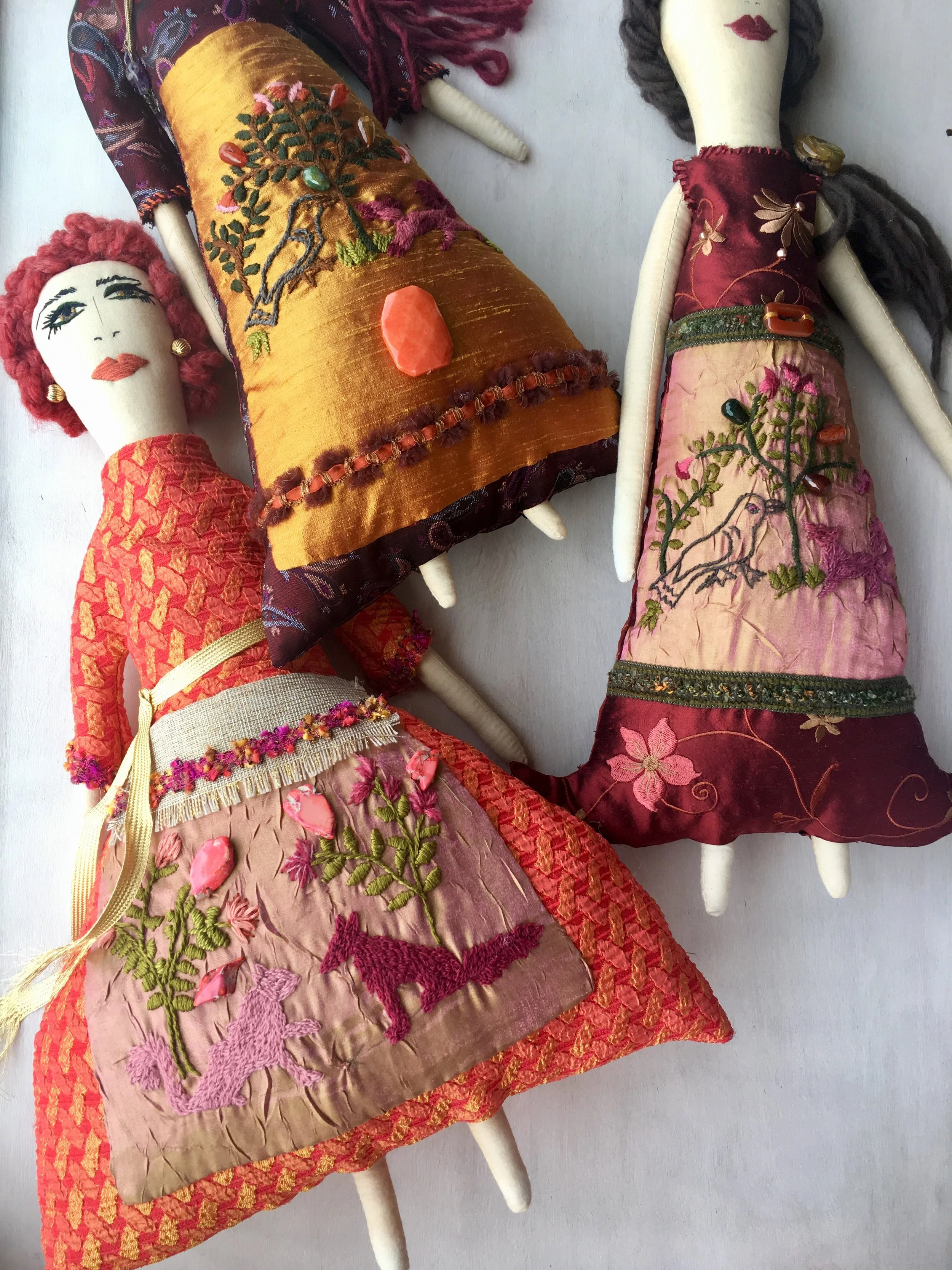 Tulip Hard At Work With The Tall Syrian Women Dolls