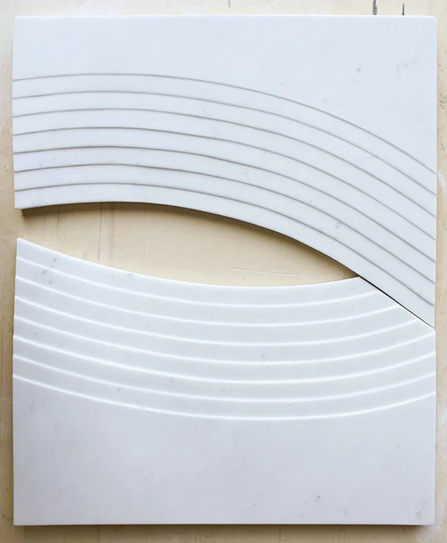 occhio carrara marble 80.5 x 61 cm 2017
