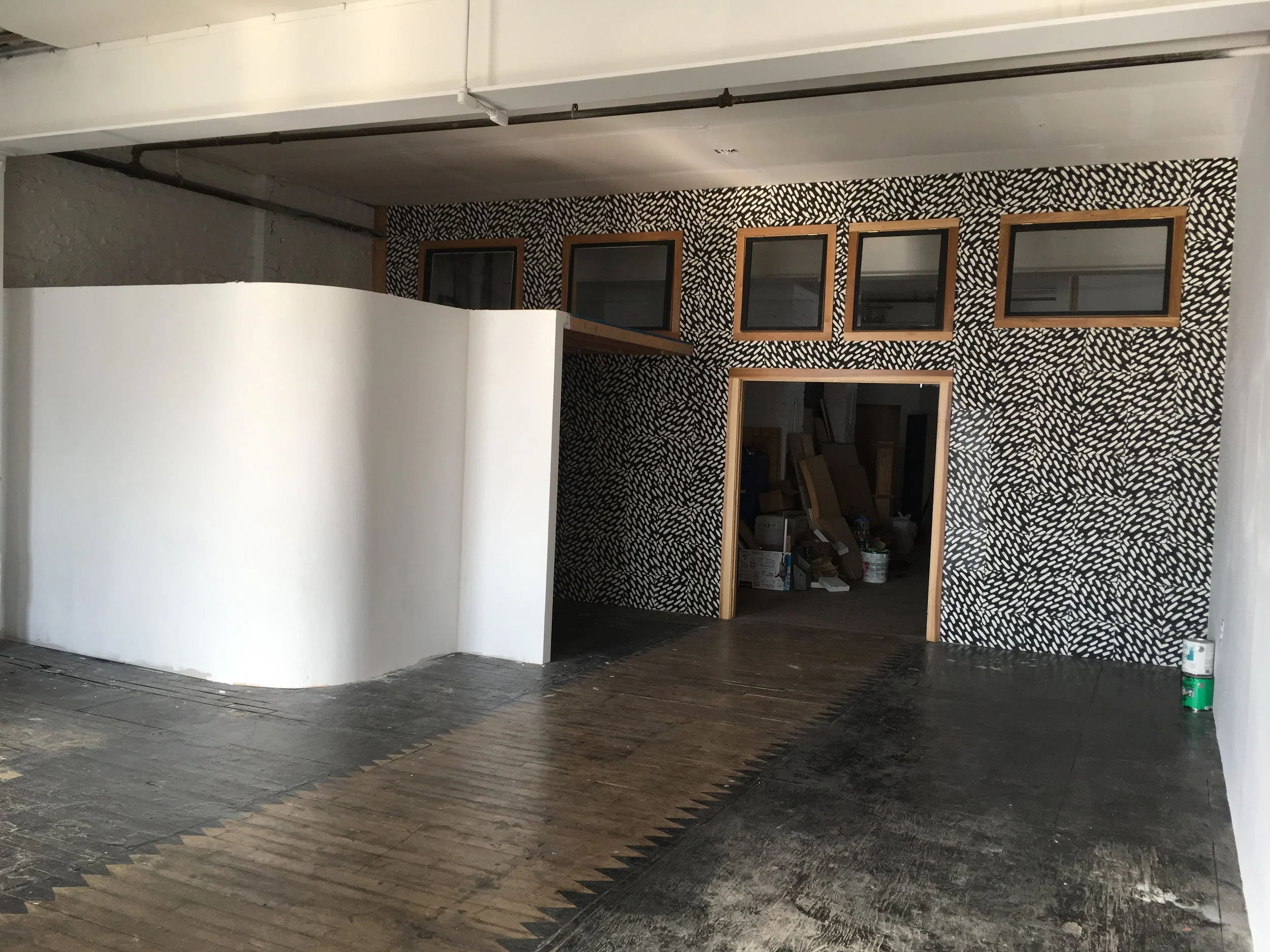 1ST AND 10 installed. (Private studio, Queens, NY)