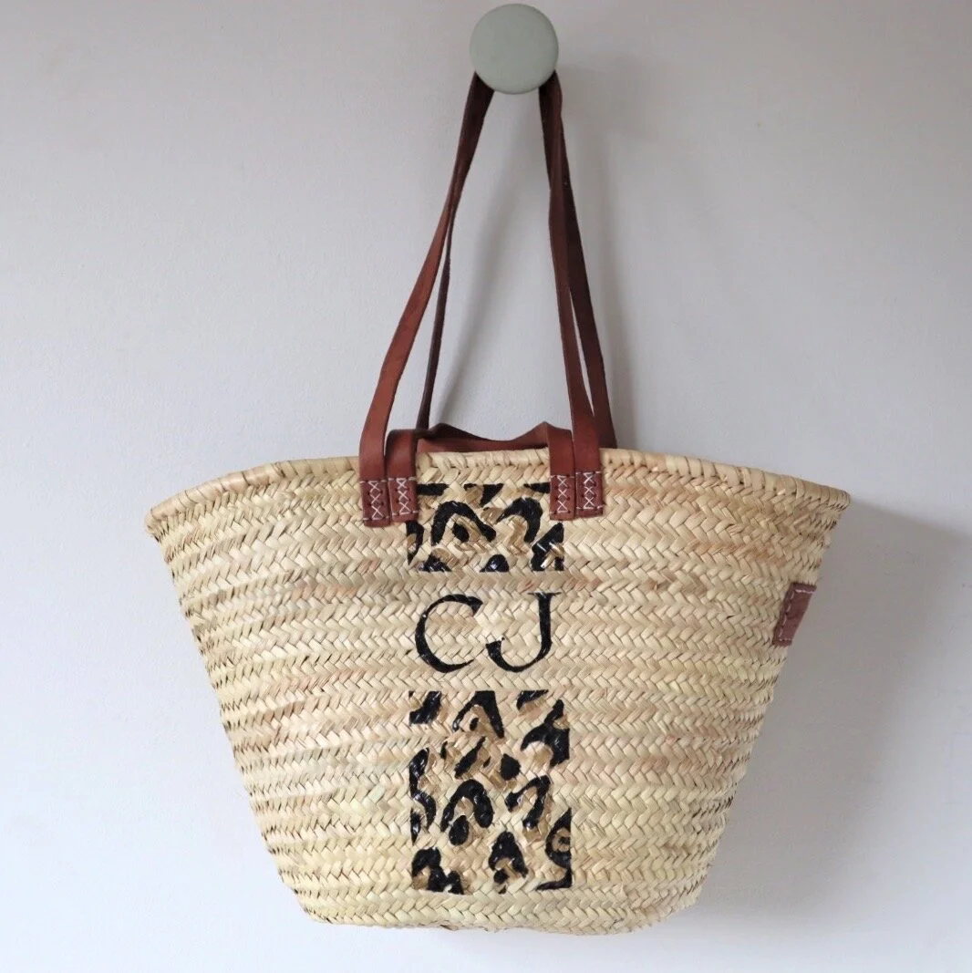 personalised beach basket