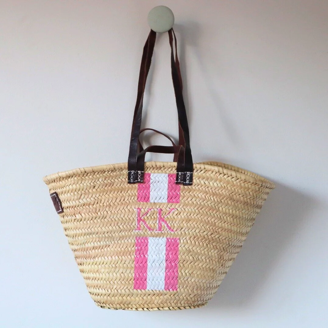 personalised beach basket