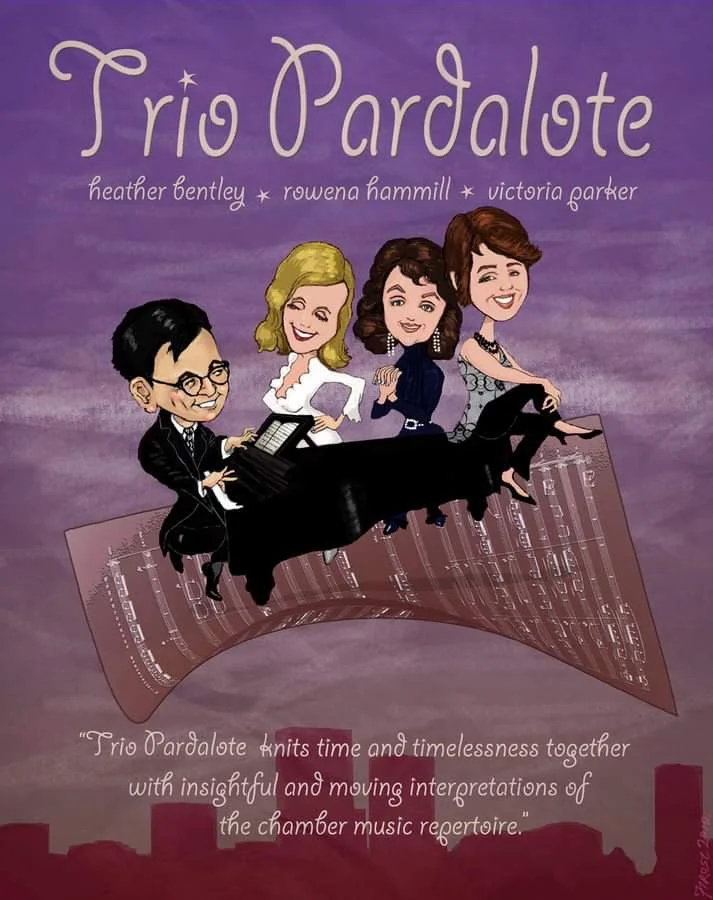 Trio Pardalote concert poster