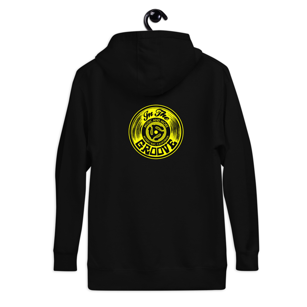 "In The Groove" Men's Hoodie Logo Back