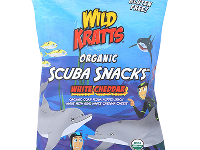 To highlight nutritional value, the Wild Kratts made nature the focus on packaging.