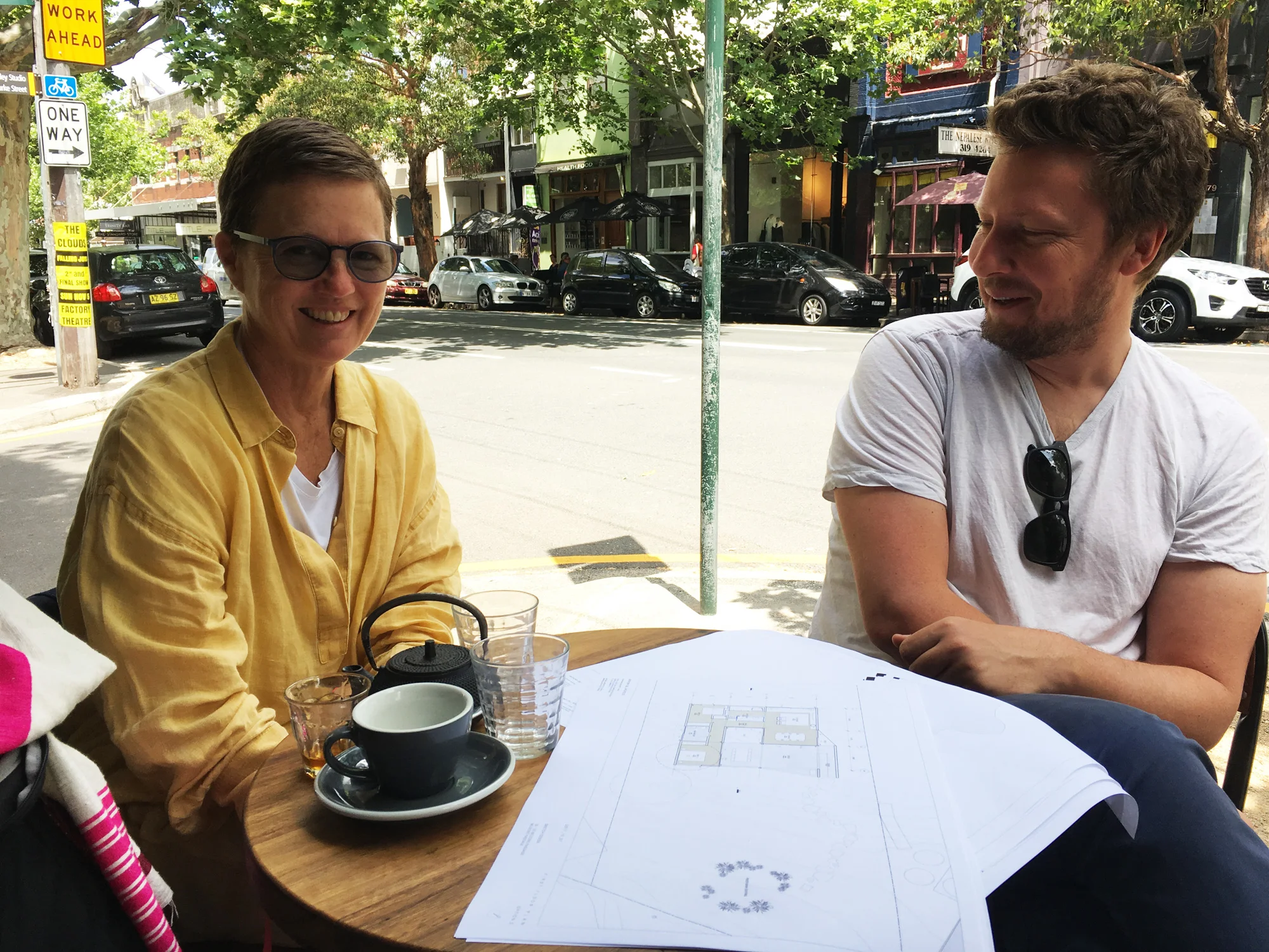 Melanie with Anthony Gill the Architect | 2 November 2017