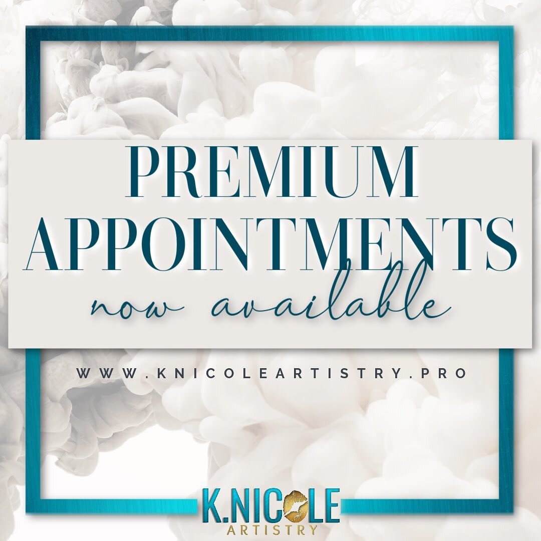 Did you know that if you are needing to book for a specific date and time that you DON&rsquo;T see available on the site, you can reach out to me directly to request a premium appointment??? 😨😱 Don&rsquo;t miss out because you hesitated to reach ou