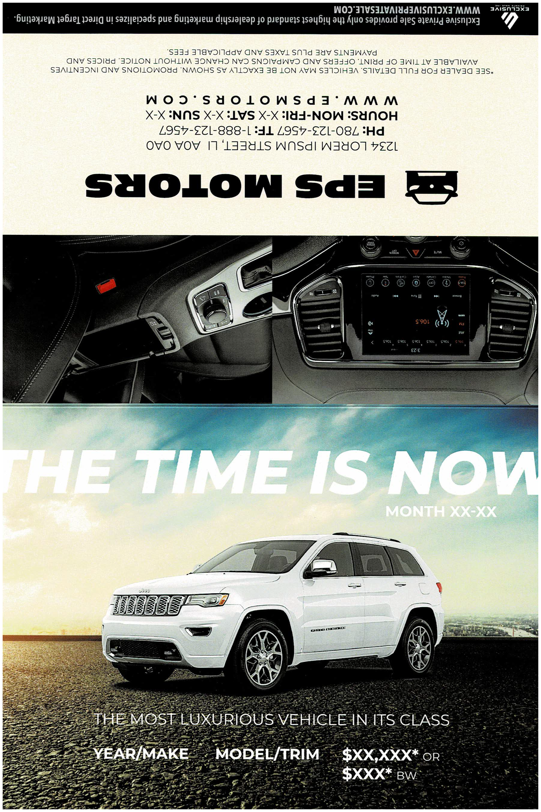“The Time Is Now” Invite 6x9” - July Front Cover