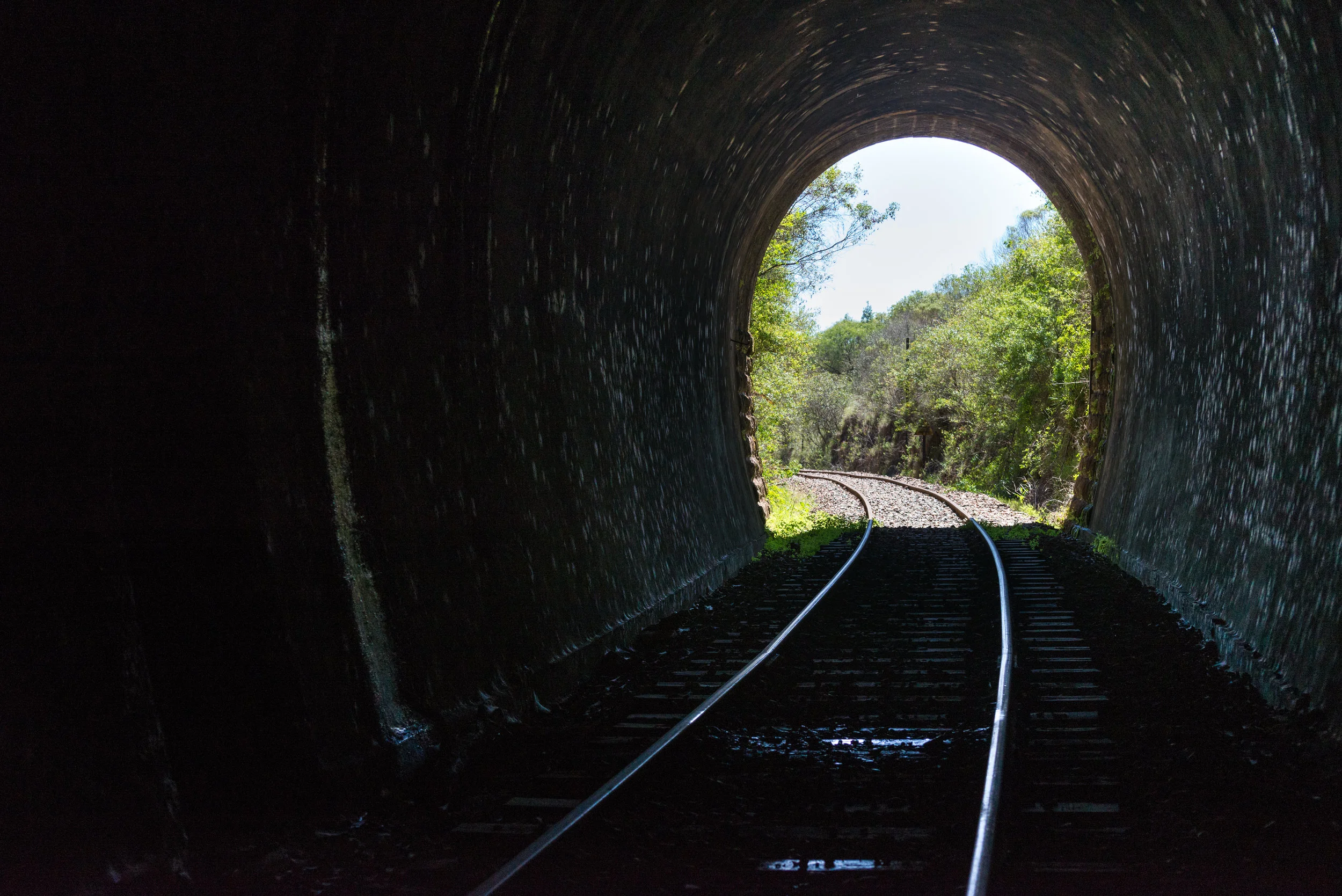 Going out of the tunnel