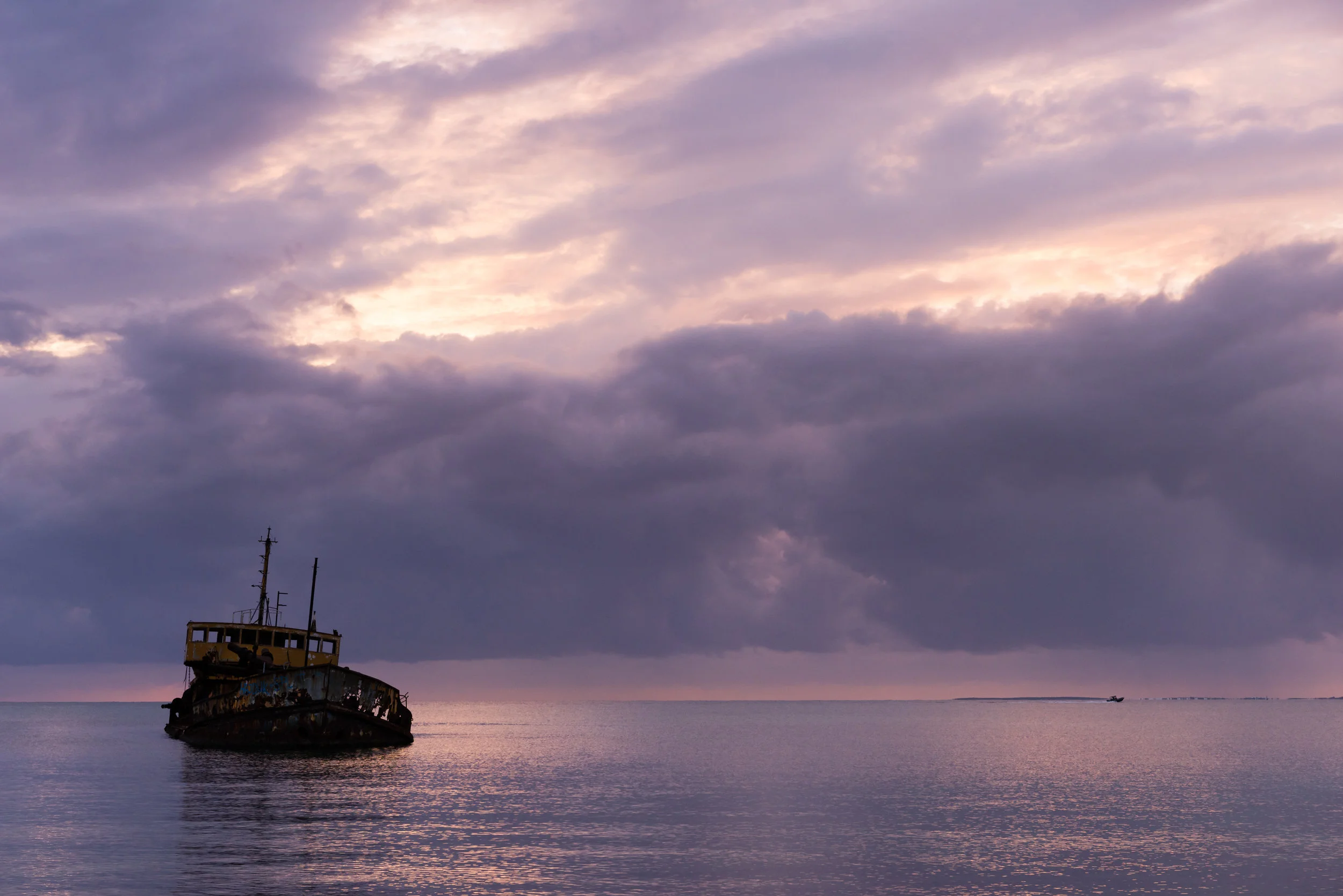 Purple sky
