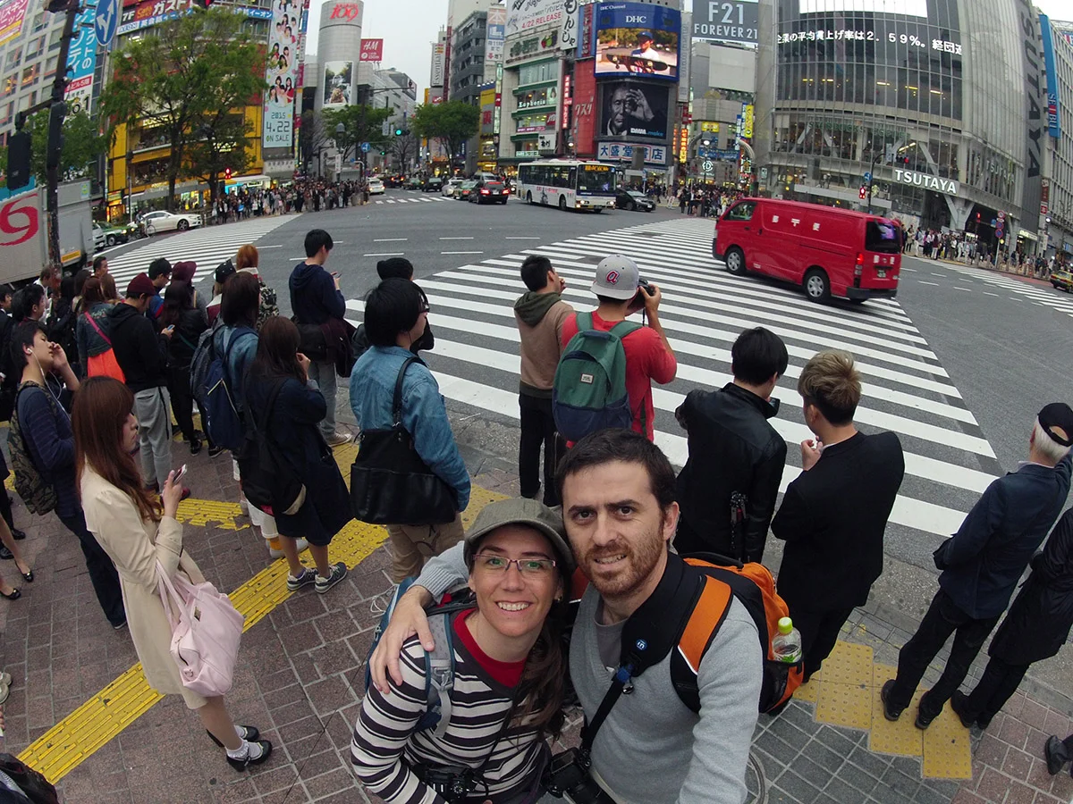 Shibuya antes del cruce