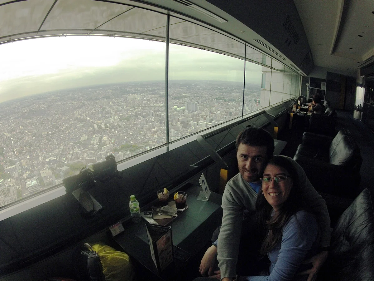 Vista del restaurant del Yokohama Landmark Tower