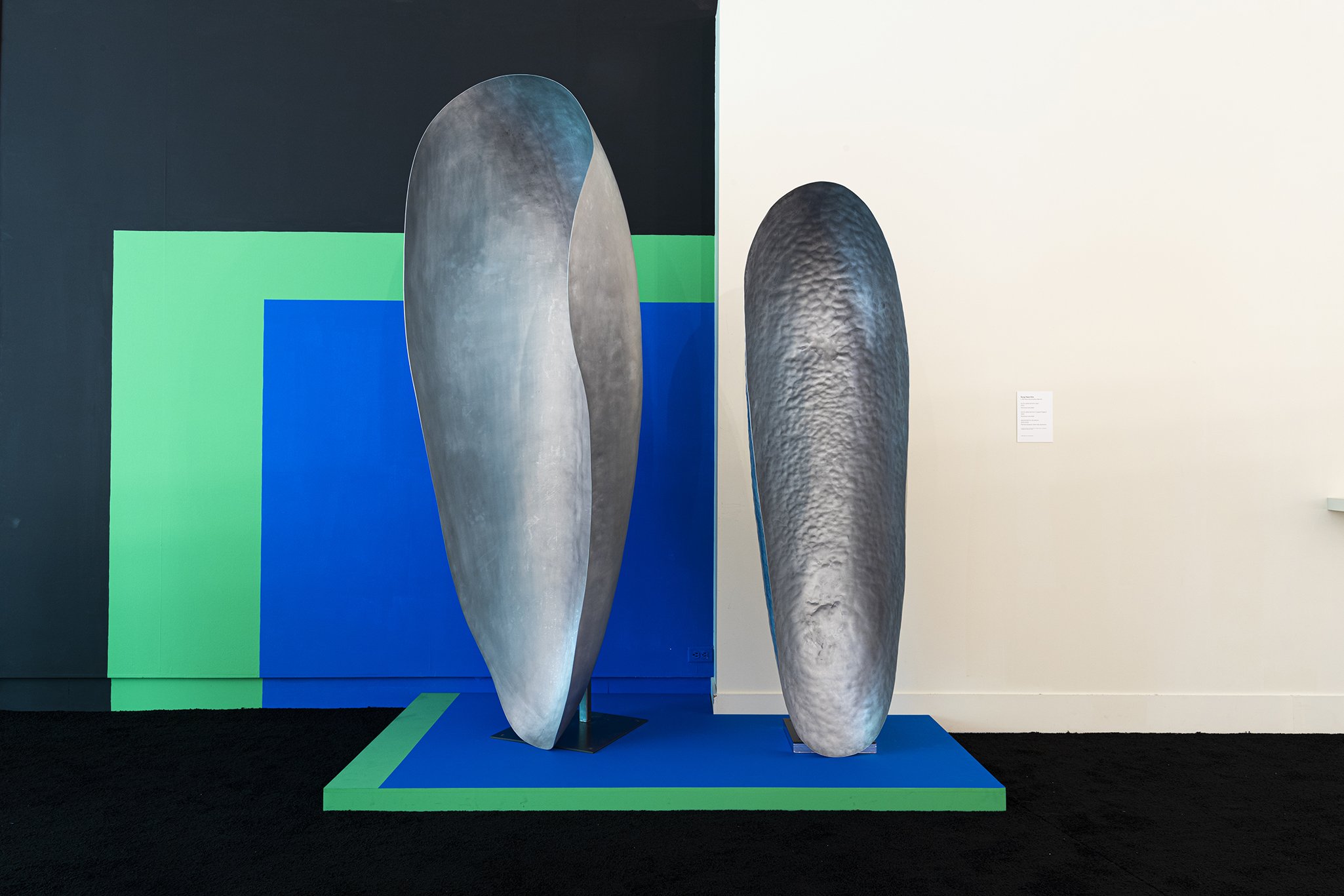   Sung Hwan Kim ,  tip of a spherical form (ear)  and  (cupped fingers) , 2021, HT22. Courtesy of Honolulu Museum of Art. 