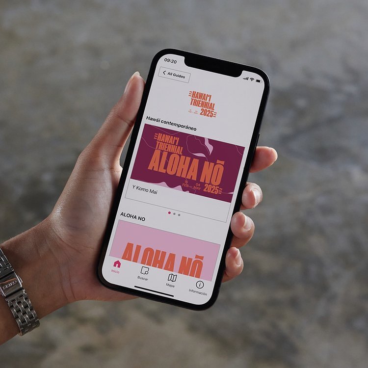 Missed a site&mdash;or want to revisit #HawaiiTriennial2025 (HT25) from anywhere? 🌎✨ You can still experience HT25 on @BloombergConnects, the free arts &amp; culture guide! 🎉📲

Explore the full exhibition through artwork images and exhibition labe