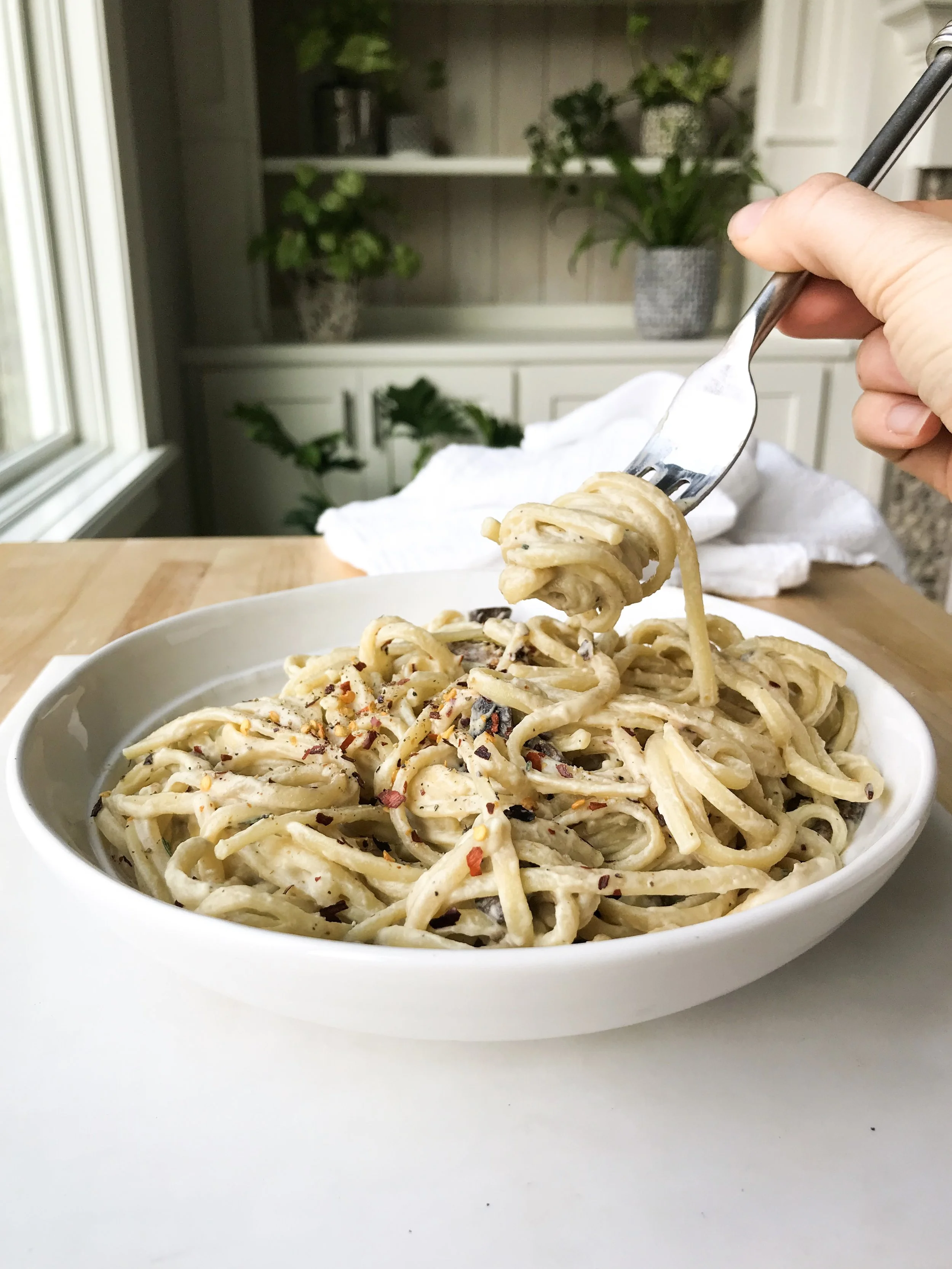 Vegan Alfredo Sauce Cashew Cauliflower The Healthy Haff