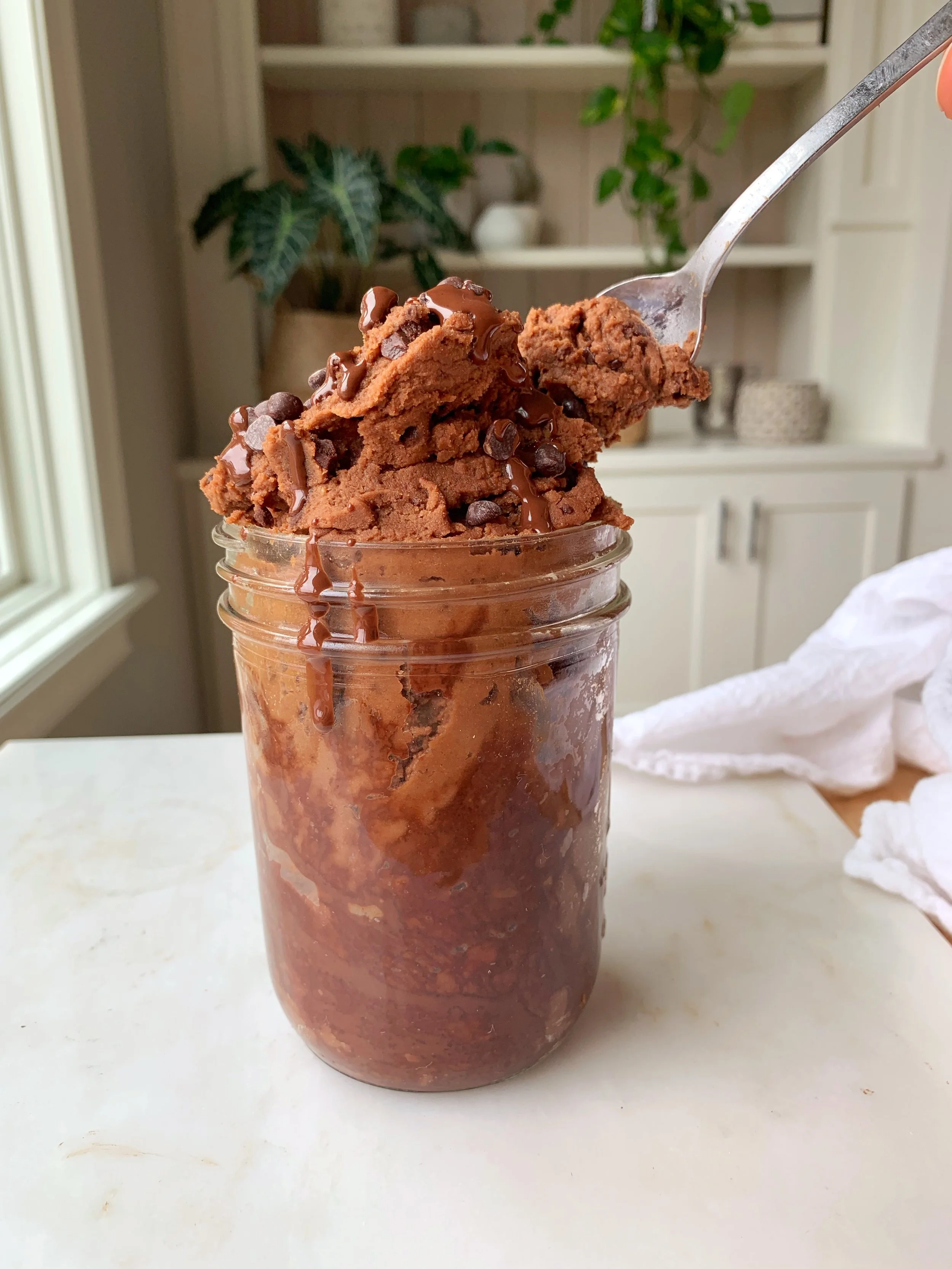 Double Chocolate Chickpea Cookie Dough