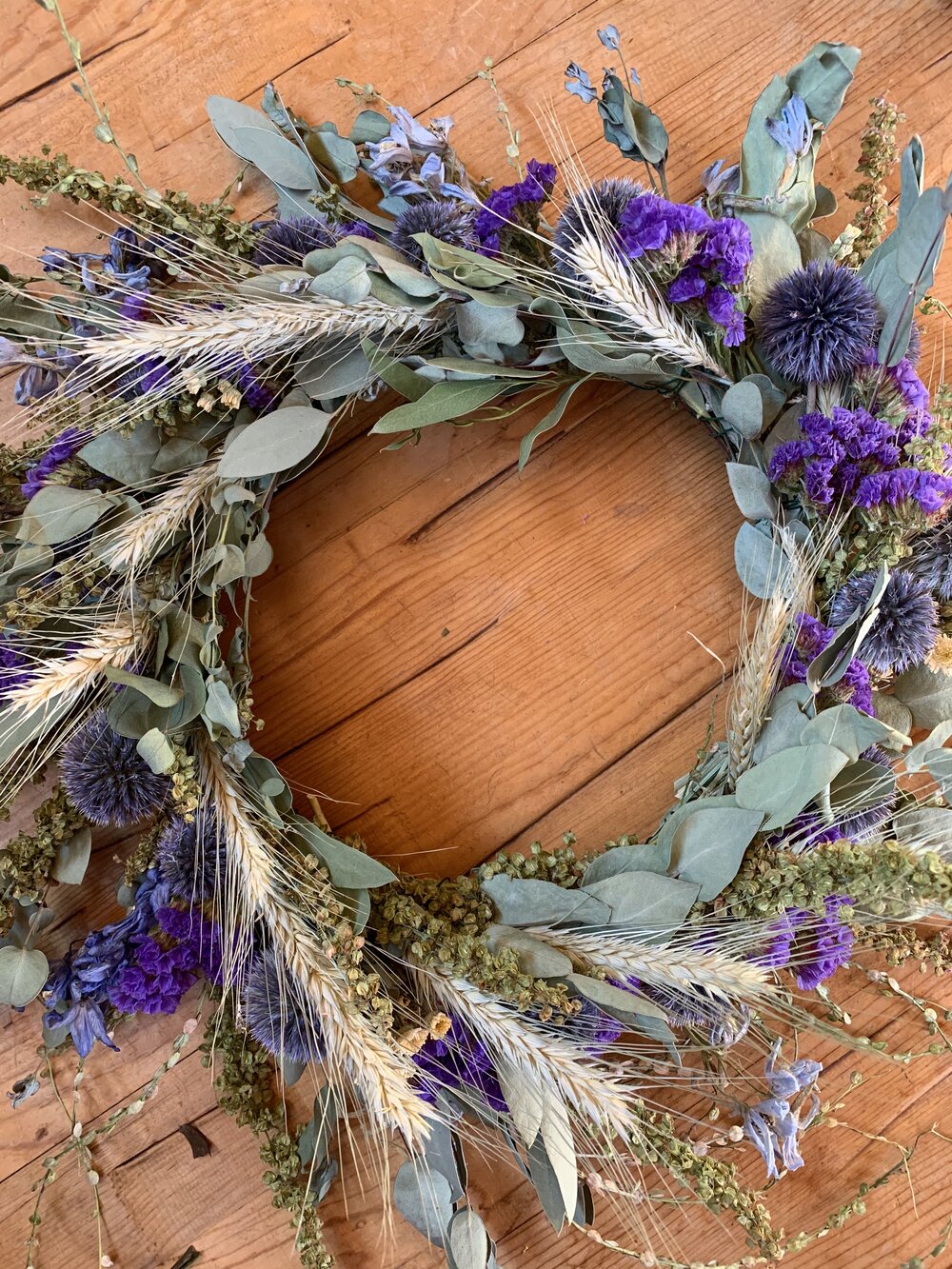 Dried Lavender Wreath, Decorative Wreath Delivery