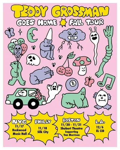 LOS ANGELES BASED SINGER-SONGWRITER TEDDY GROSSMAN’S EAST COAST TOUR