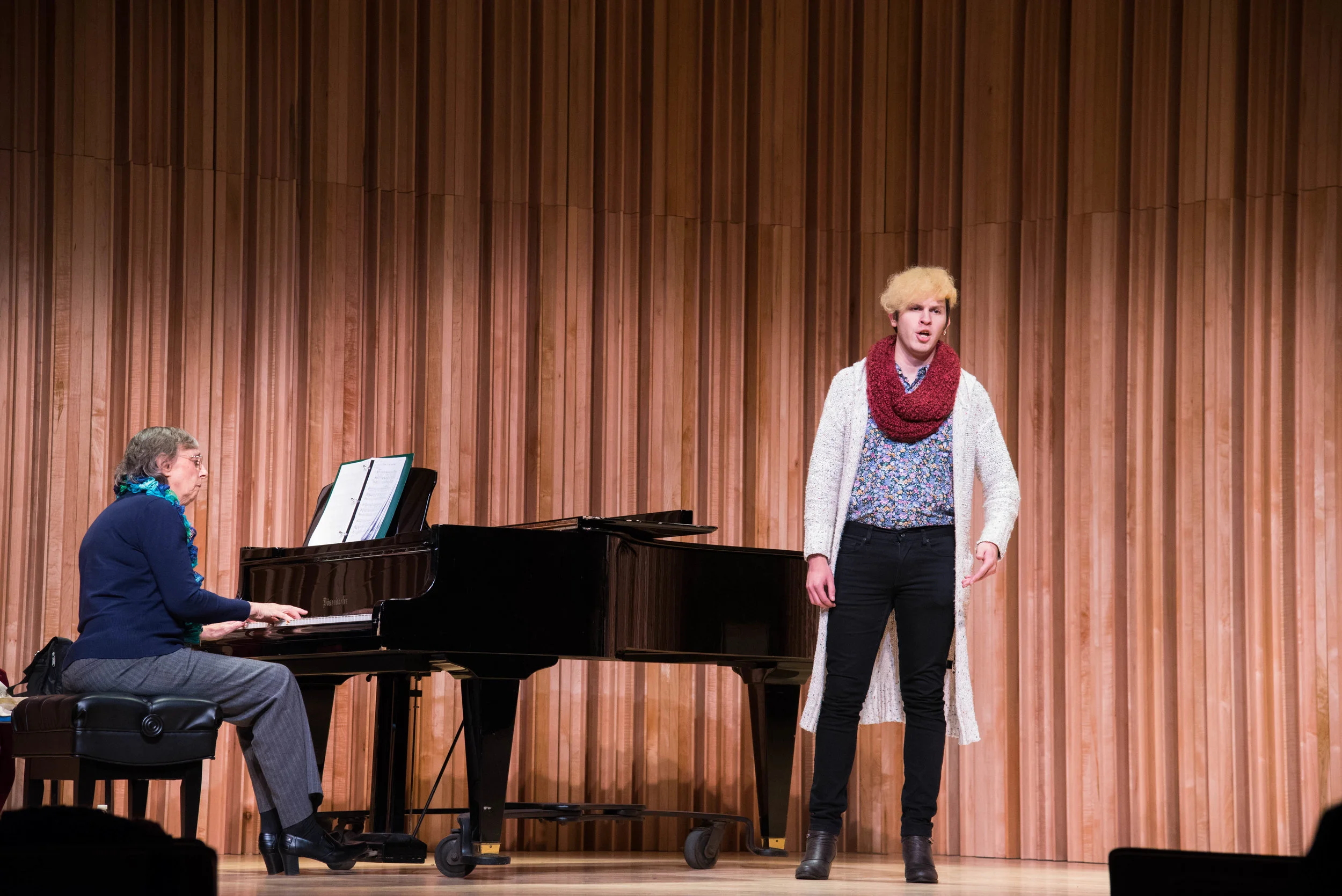 June Marano-Murray and Loki DeAngelis perform. Photo: Tim Miller.