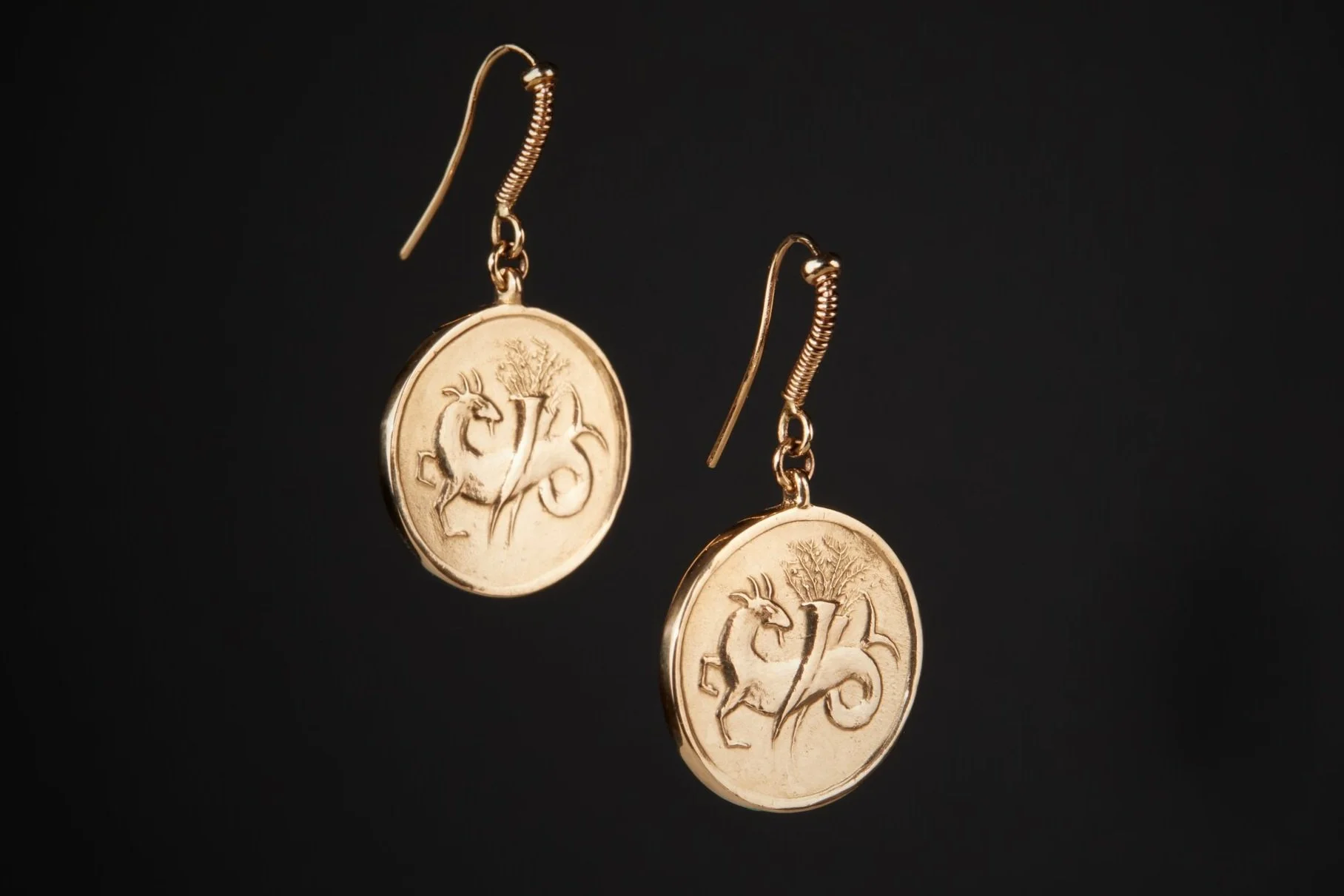 Sea Goat Earrings