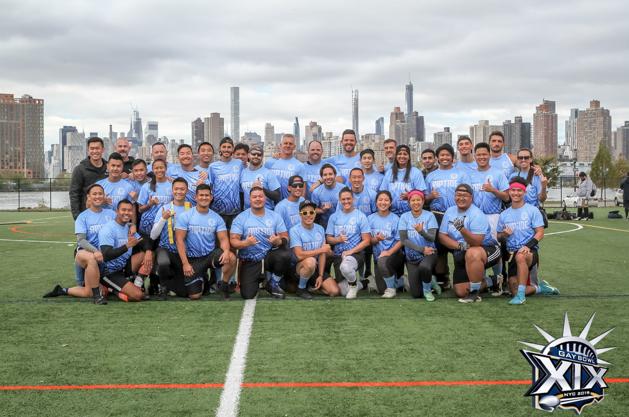 The 2019 Honolulu Riptide teams.
