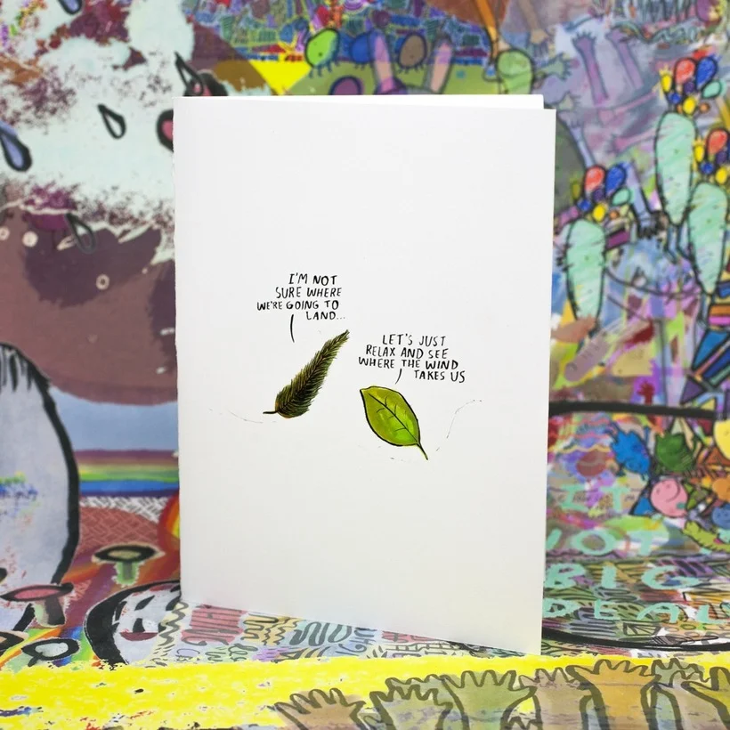 Dallas Clayton | Leaves In The Wind Card