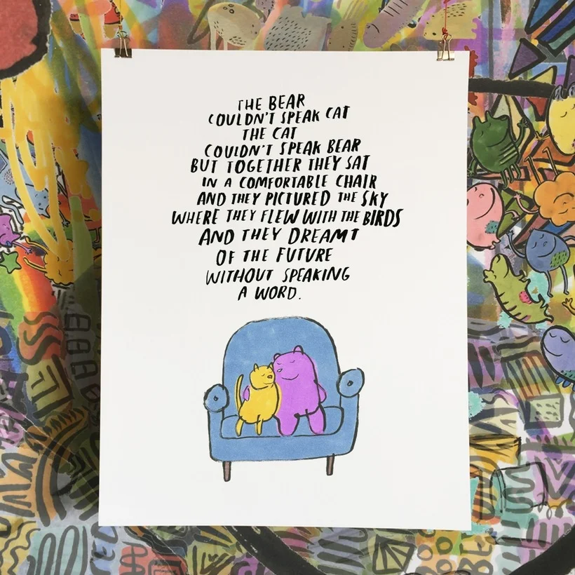 Dallas Clayton | The Bear Art Print