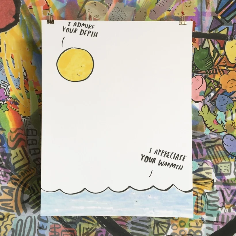 Dallas Clayton | Sun & Ocean Art Print