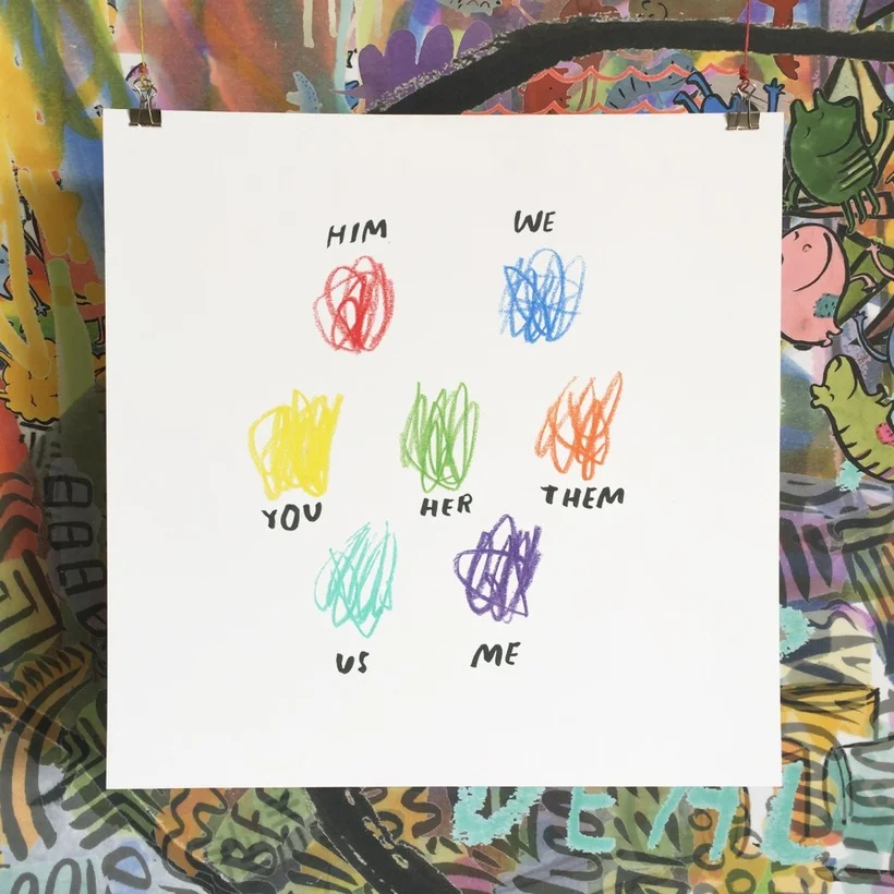 Dallas Clayton | Him We Us Art Print