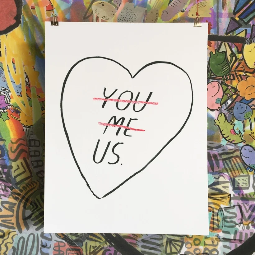 Dallas Clayton | You, Me, Us Art Print
