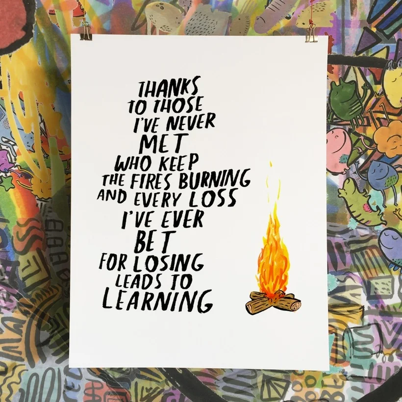 Dallas Clayton | Thanks Art Print