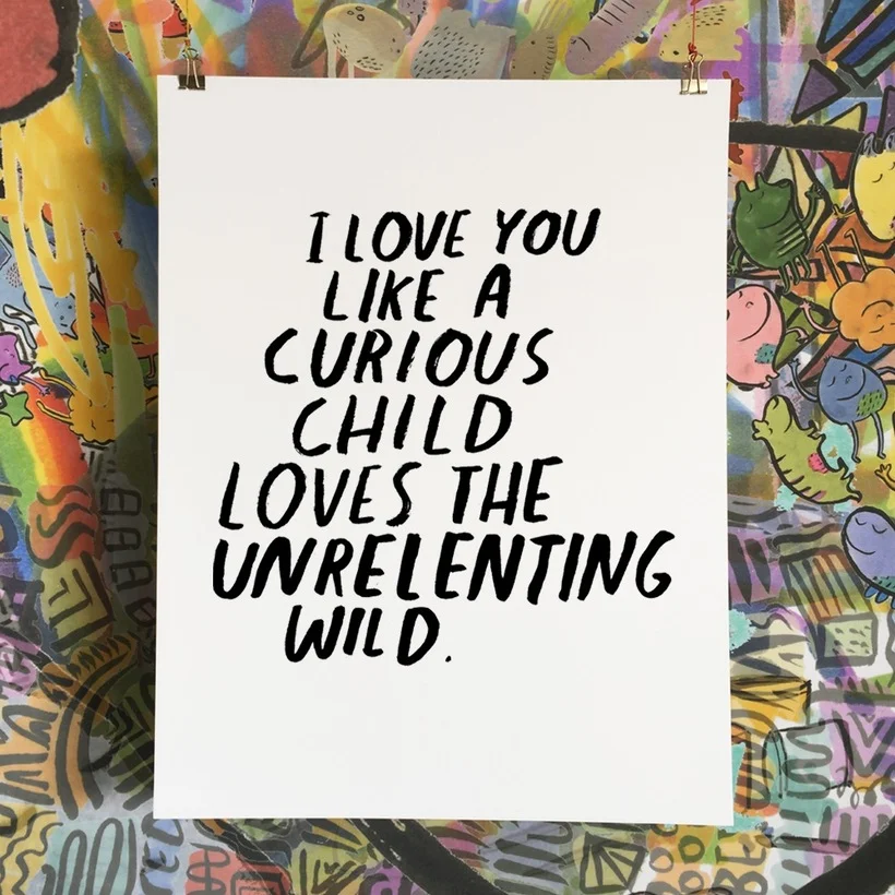 Dallas Clayton | I Love You Art Print