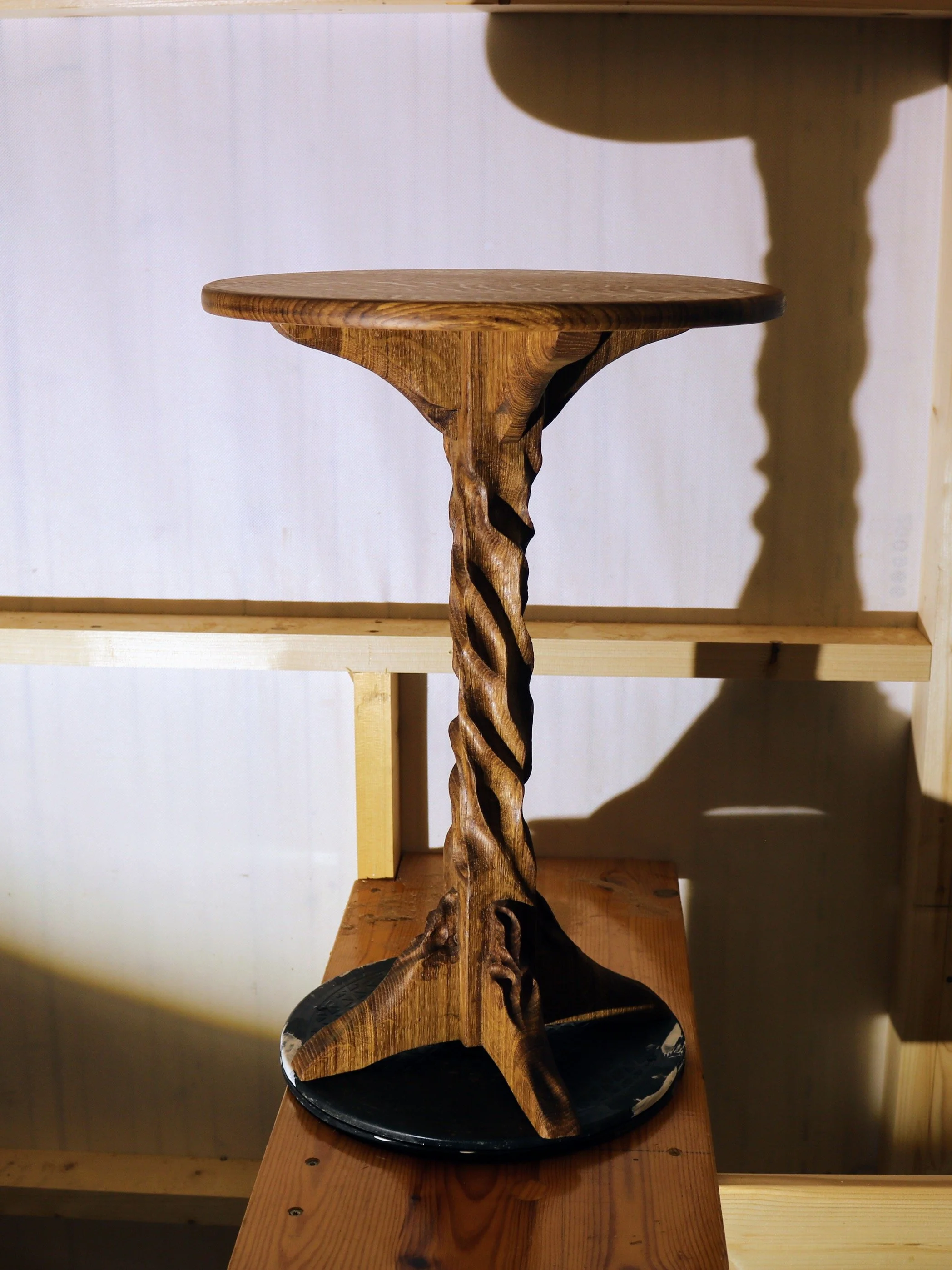 Solid Oak Occasional Side Table made by Adam Detre Designs