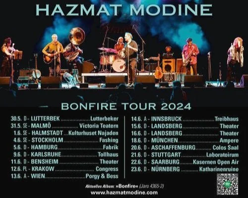 Hazmat Modine European Tour 2024