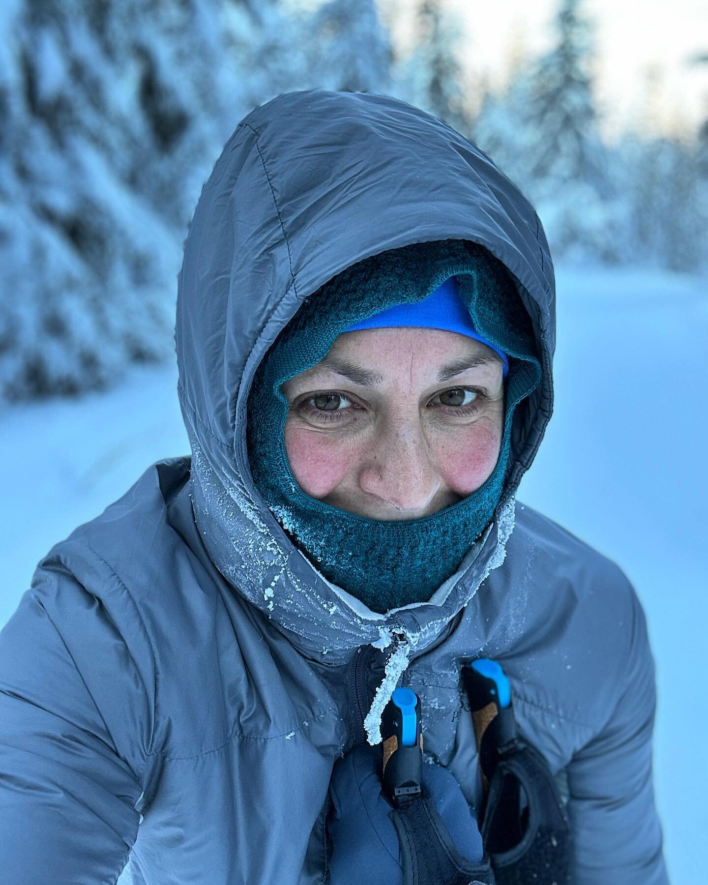 -21C on the misery sticks today! Not going to see improvements by staying warm and cozy inside now are we! Determined to master the art of the skinnies&hellip;.
.
#challengebychoice #lovewhereyoulive #nordicstyle #mountwashington #liveholos #runbc