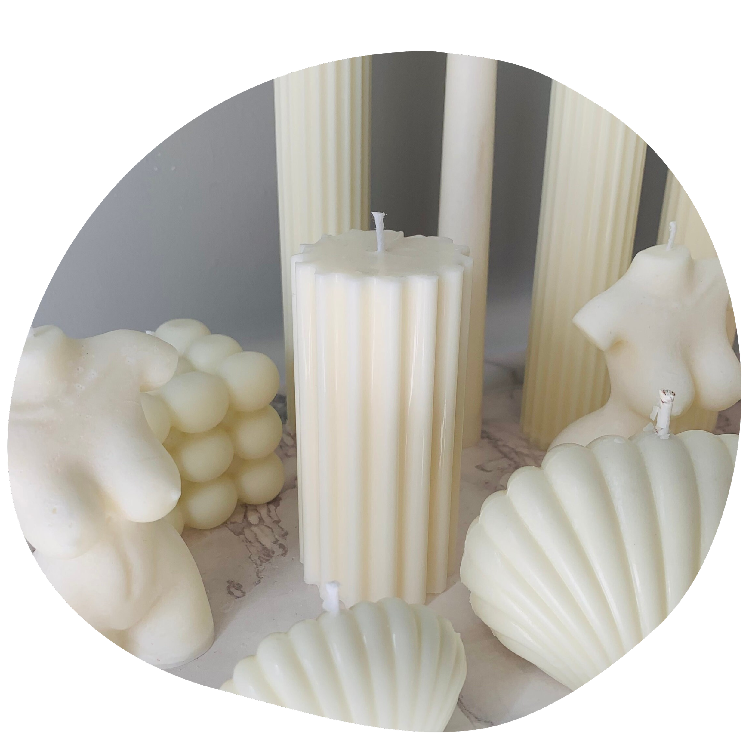 Female Body Pillar Candle