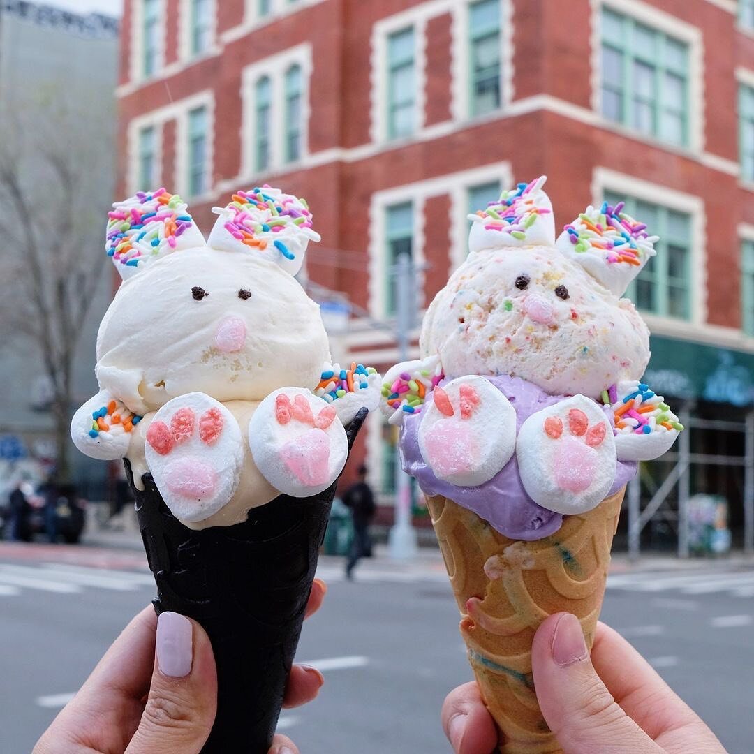 What are your plans this weekend? 🐰 🐰 
.
.
📸: @hungryconnie 
.

#stuffedicecream #Stuffed #icecream #nyc #nycvibes #dessert #icecreambouquet #stuffedbouquet #bouquet #heresmyfood #yougottaeatthis #buzzfeedfood #treatyoself #eatfamous #eaterny #try