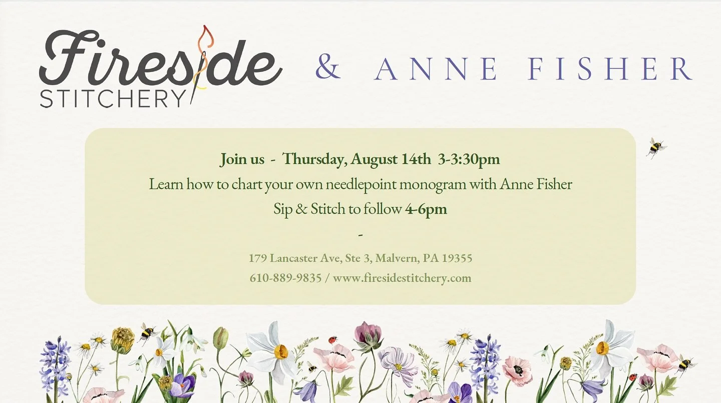 Can&rsquo;t wait to see everyone on Thursday @firesidestitchery
